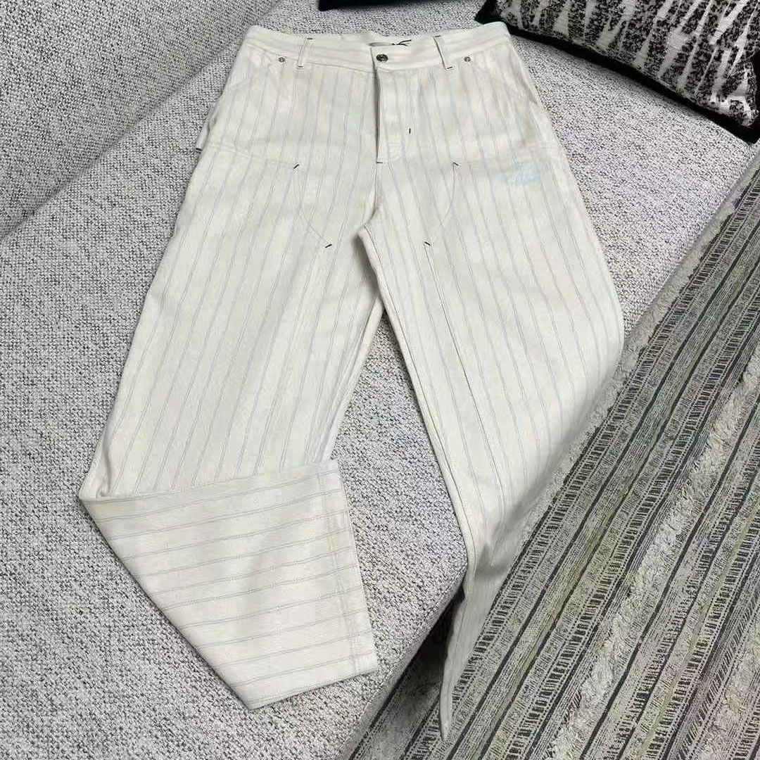 디올 2025 더블 스트라이프 로고스티치 팬츠 바지