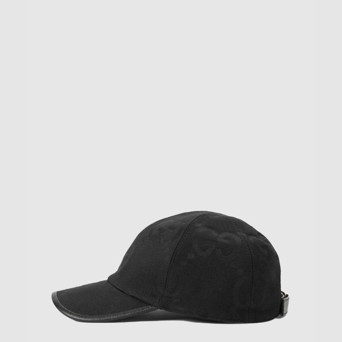 구찌 점보 GG 캔버스 야구모자 블랙 727562
