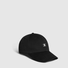 셀린* 트리오페 엠브로이드 개버딘 베이스볼 캡 AA01C969P