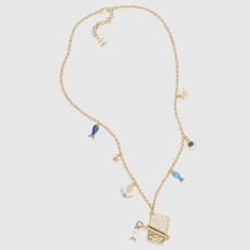 샤넬 롱 펜던트 넥클리스 ABF041