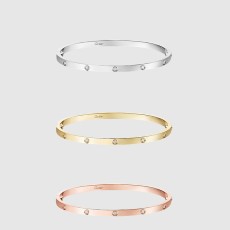 까르띠에 러브 브레이슬릿 스몰 다이아 10개