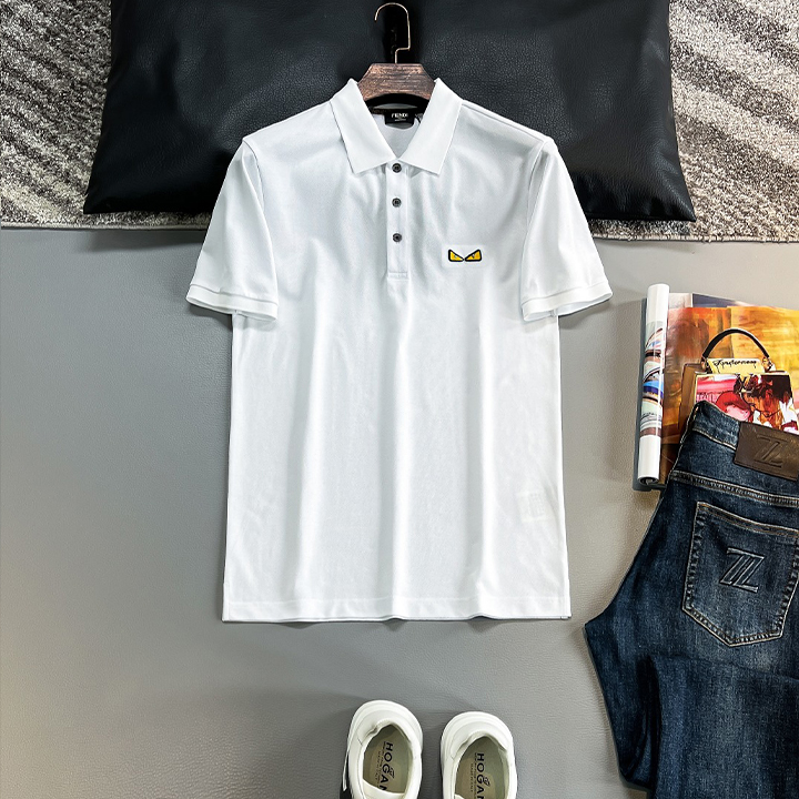 펜디 로고 반팔 티셔츠