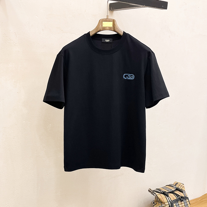 펜디 클라우드 코튼 원단 반팔 티셔츠