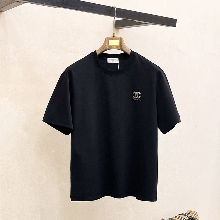 샤넬 클라우드 코튼 반팔 티셔츠