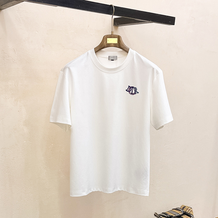 디올 클라우드 코튼 반팔 티셔츠