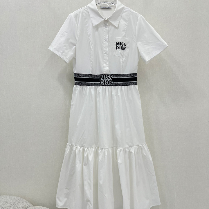 디올 YB 트윌 코튼 원피스