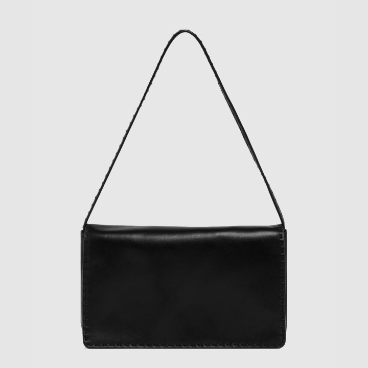 더로우 뉘앙스 블랙 숄더백 W1724L