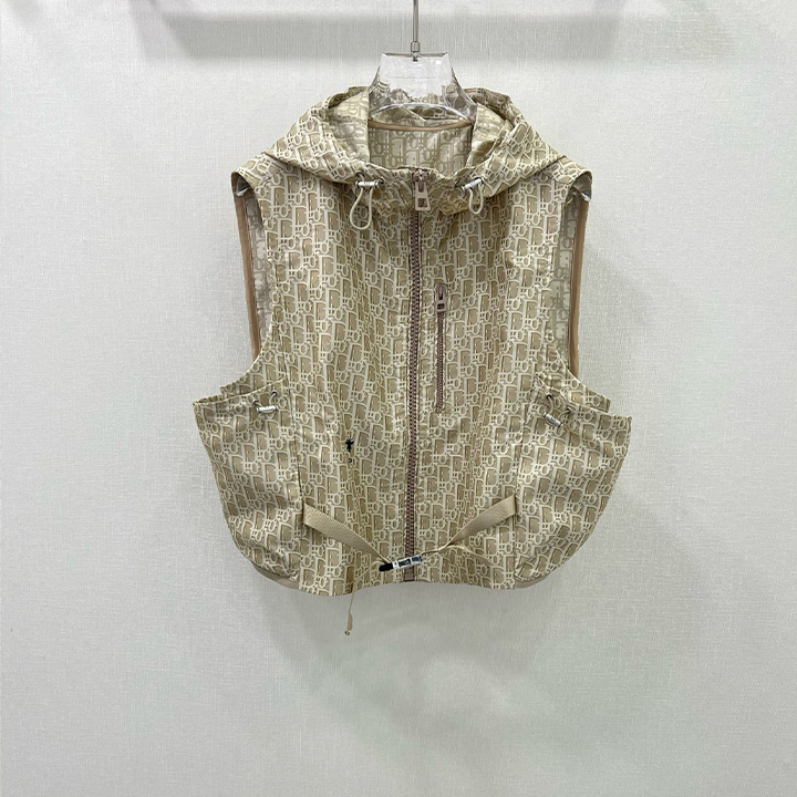 디올 자카드 웨빙 어썰트 조끼