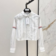 톰브라운 보이프렌드 스타일 스트라이프 셔츠