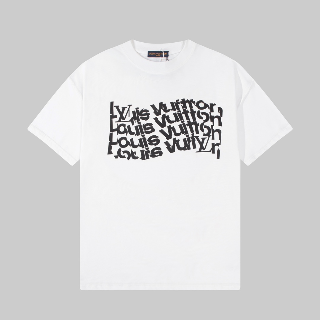루이비통 남녀공요 그래픽 반팔 티셔츠