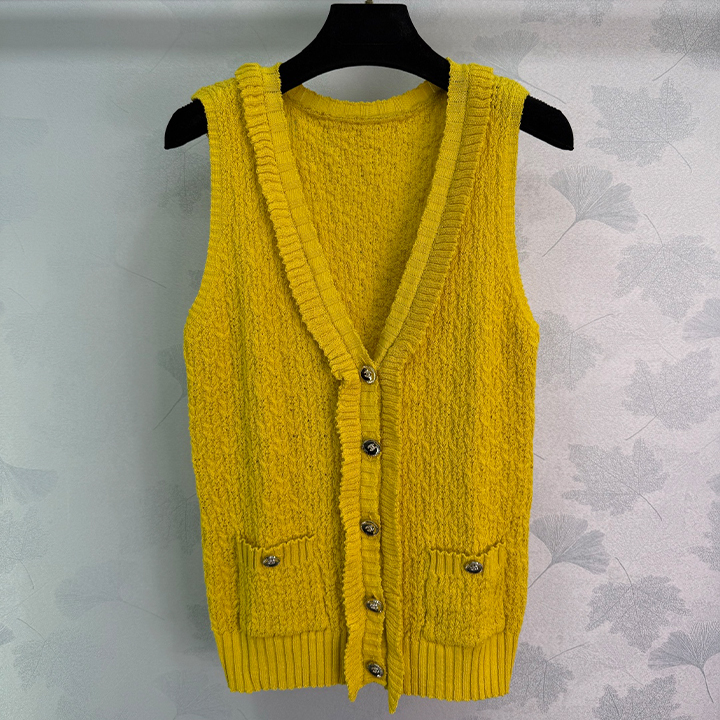 샤넬 레이스 조끼