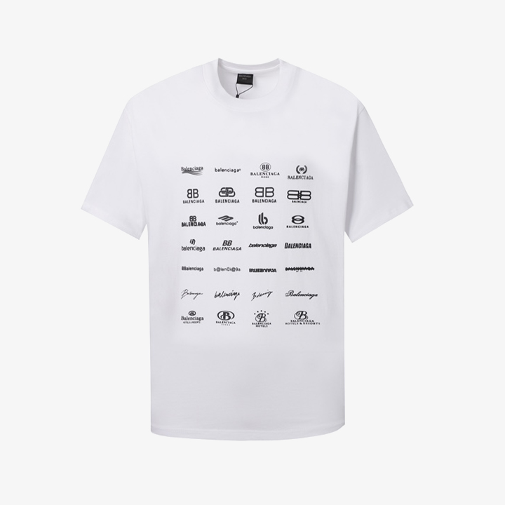 발렌시아가 반팔 티셔츠