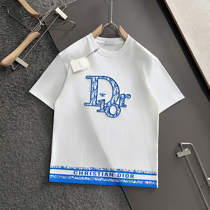 디올 라운드넥 반팔 티셔츠