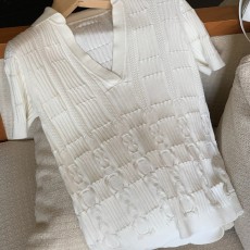 에르메스 클래식 체인 자카드 폴로 티셔츠