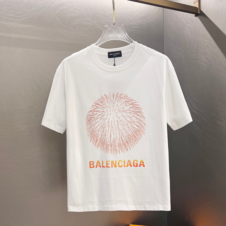 발렌시아가 코튼 원단 티셔츠