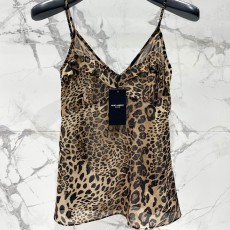 생로랑 레오파드 프린트 스몰 캐미솔
