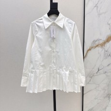 톰브라운 플리츠 긴팔 셔츠