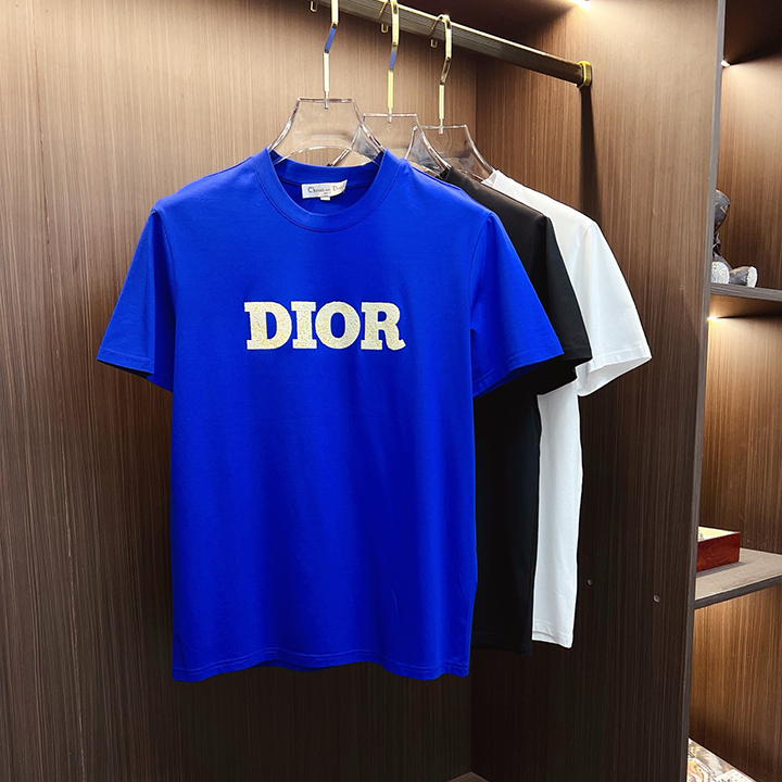 디올 라운드넥 반팔 티셔츠