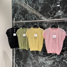 에르메스 홀로우 니트 티셔츠