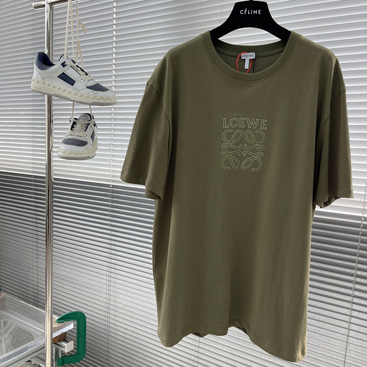 로에베 패치워크 반팔 티셔츠