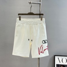 발렌티노 로고 벨벳 반바지