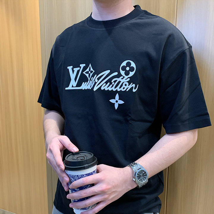 루이비통 LV 오트쿠튀르 원단 반팔 티셔츠