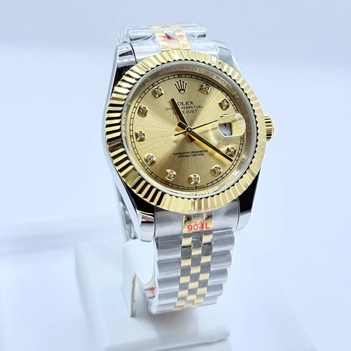 롤렉스 데이저스트 41mm 텐포인트 샴페인 다이얼