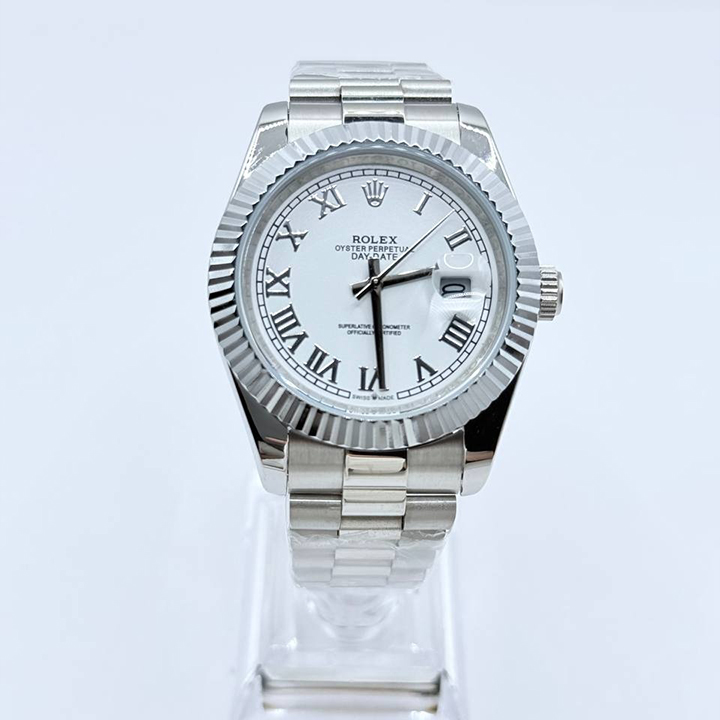 롤렉스 데이트데이트 41mm 126234 화이트 로만 오이스터