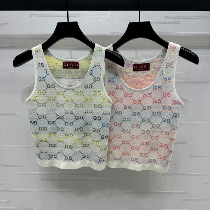 구찌 GG 자카드 니트 조끼