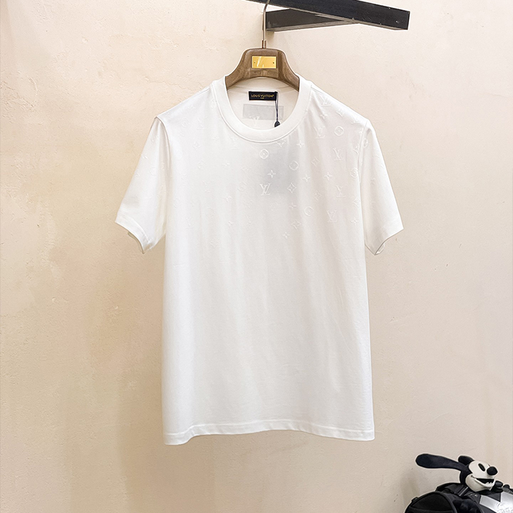 루이비통 클래식 라운드넥 반팔 티셔츠