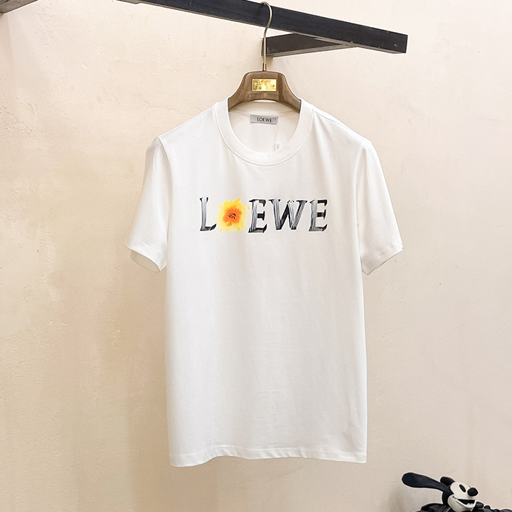 로에베 라운드넥 반팔 티셔츠