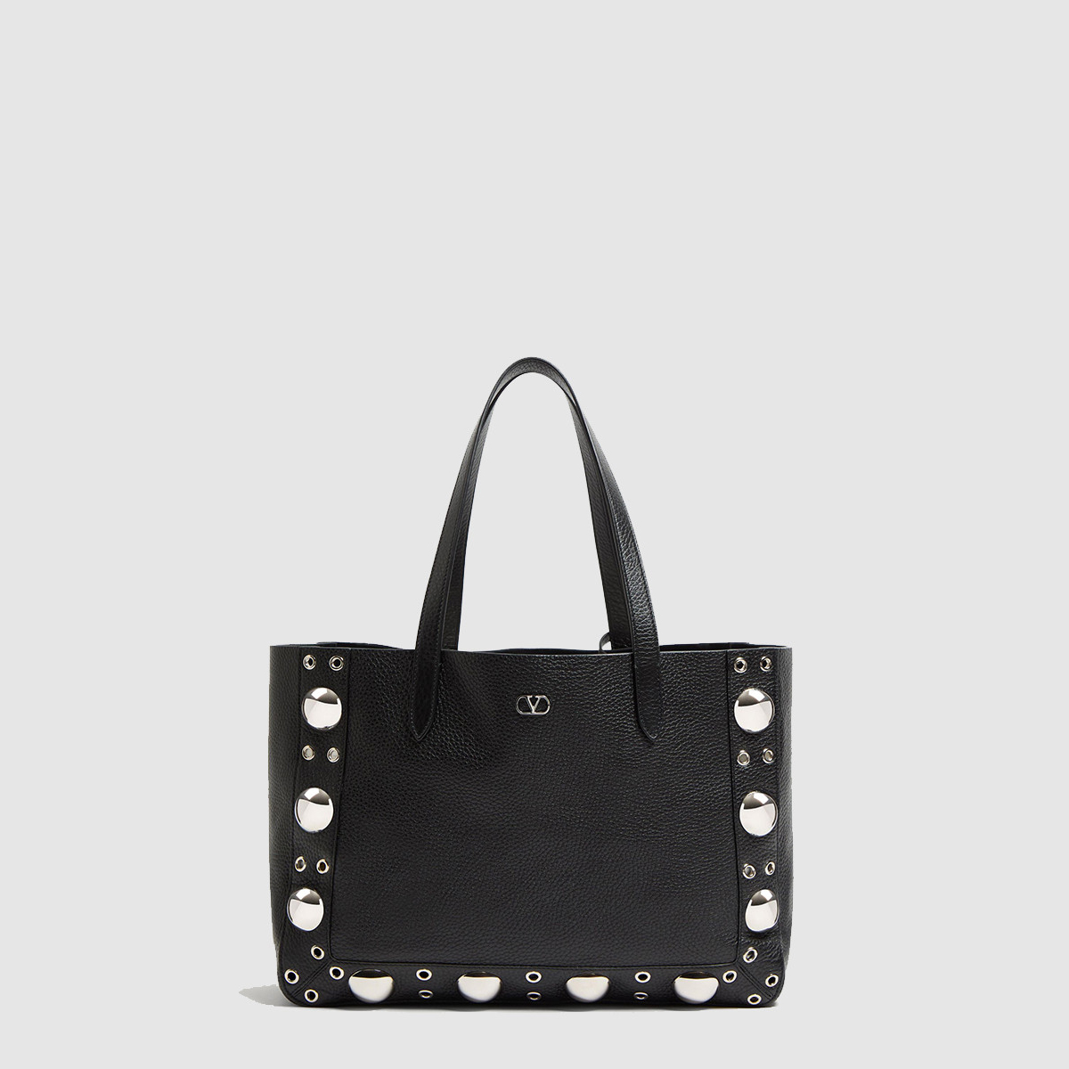 발렌티노 가라바니 넬코트 그레이니 카프스킨 미디엄 쇼퍼백 6W0B0R79MJL