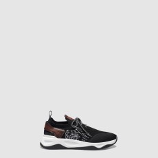 벨루티 쉐도우 니트 & 레더 스니커즈 S6011-ZE