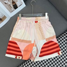 펜디 패턴 원단 클래식 스타일 반바지