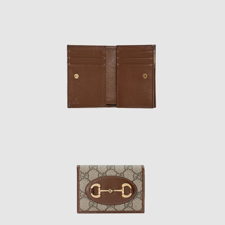 구찌 홀스빗 1955 카드 케이스 지갑 726846