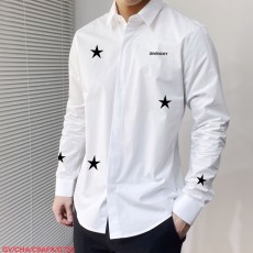 지방시 캐주얼 라펠 긴팔 셔츠