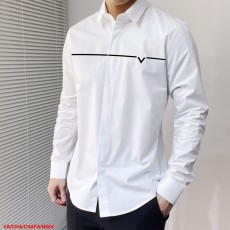 발렌티노 캐주얼 라펠 긴팔 셔츠