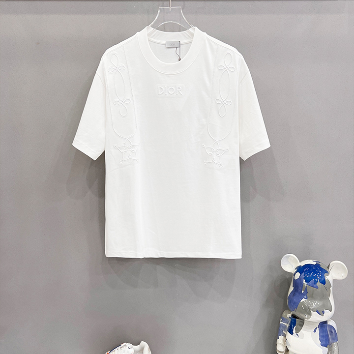 디올 라운드넥 반팔 티셔츠