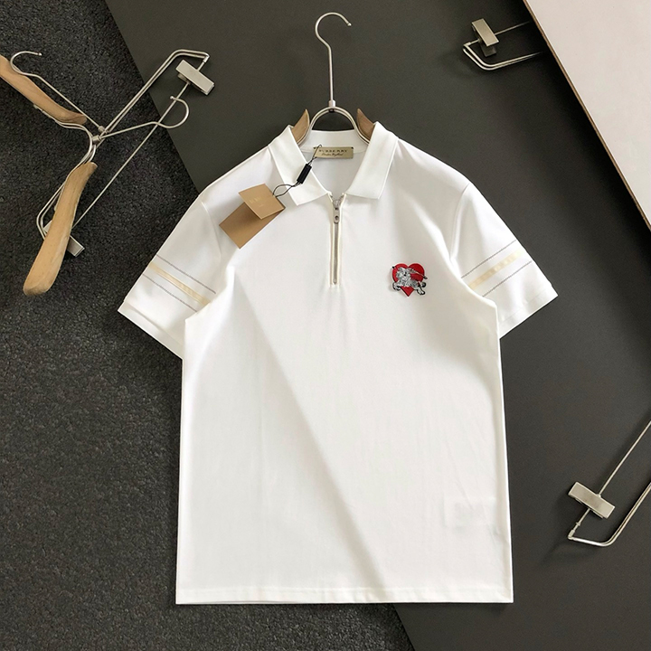 버버리 폴로 탑 엘리먼트 반팔 티셔츠