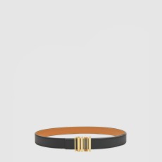 로에베 클래식 소가죽 기하학 벨트