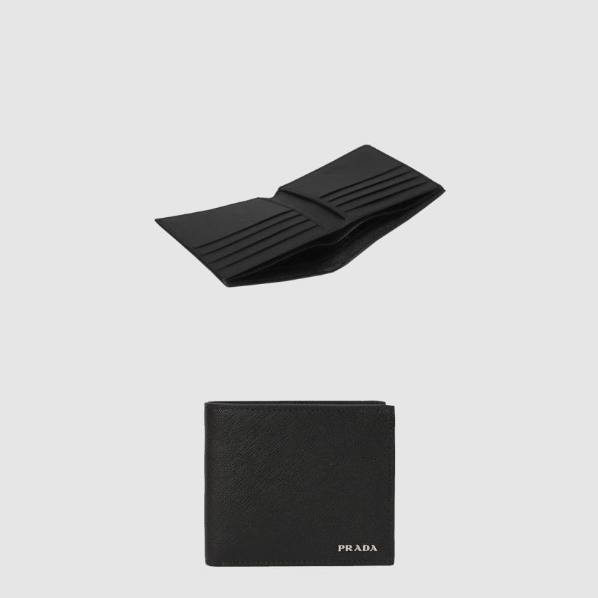 프라다 지퍼 반지갑 1ML018