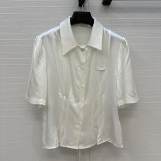 프라다 실크처럼 부드러운 반팔 셔츠