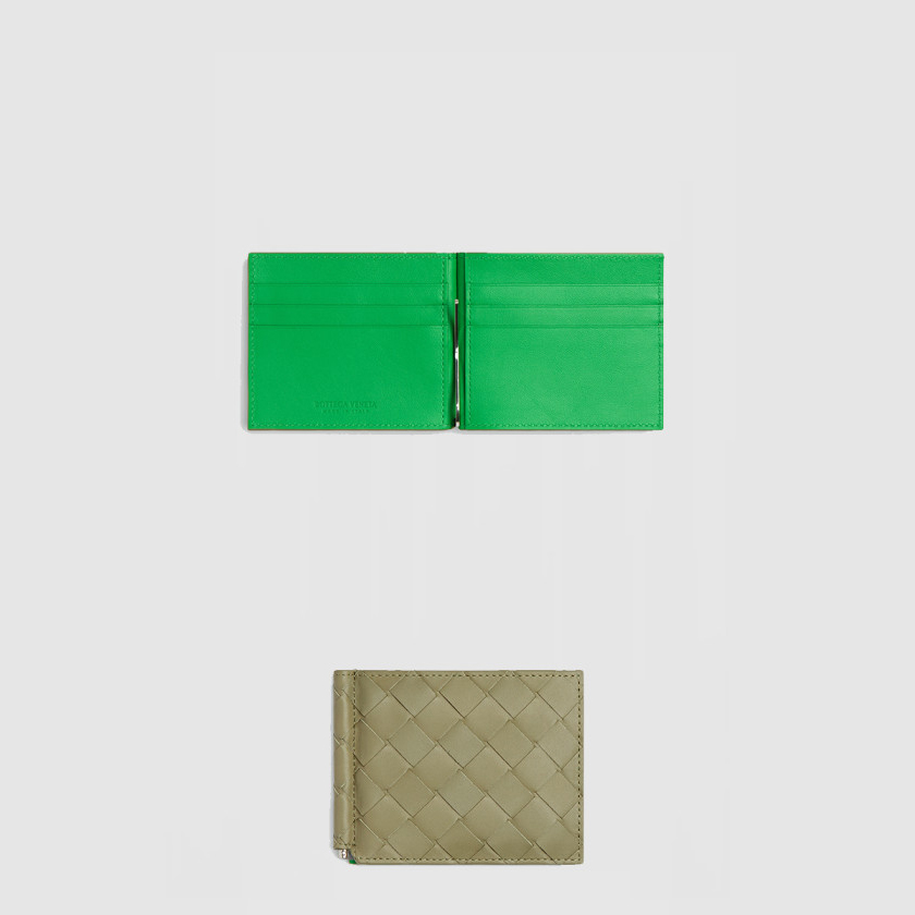 보테가베네타 인트레치아토 클립형 지갑 592626