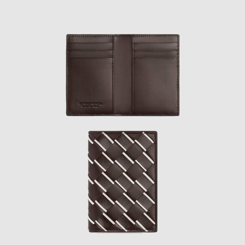 보테가베네타 인트레치아토 폴드오버 카드 케이스 749417