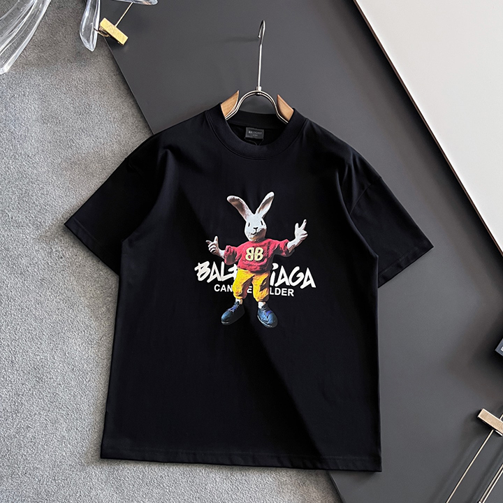 발렌시이가 캐주얼 봉제 반팔 티셔츠