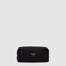 프라다 리나일론 및 사피아노 가죽 여행용 파우치 2NA030