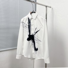 알렉산더 맥퀸 드래곤플라이 다운워드 프린트 셔츠