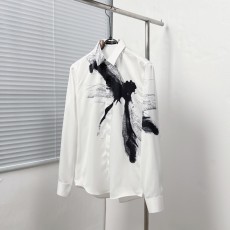 알렉산더 맥퀸 드래곤플라이 업사이드 프린트 셔츠