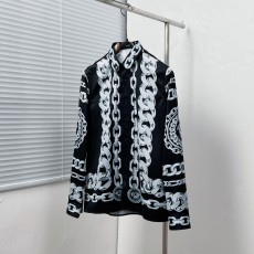 베르사체 메두사 체인 프린트 셔츠