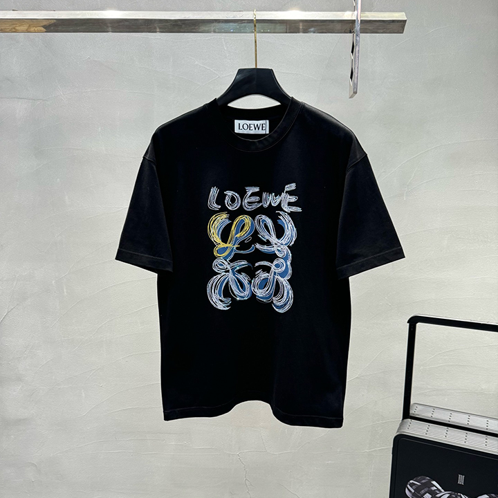 로에베 25SS 신상 패션 브랜드 티셔츠